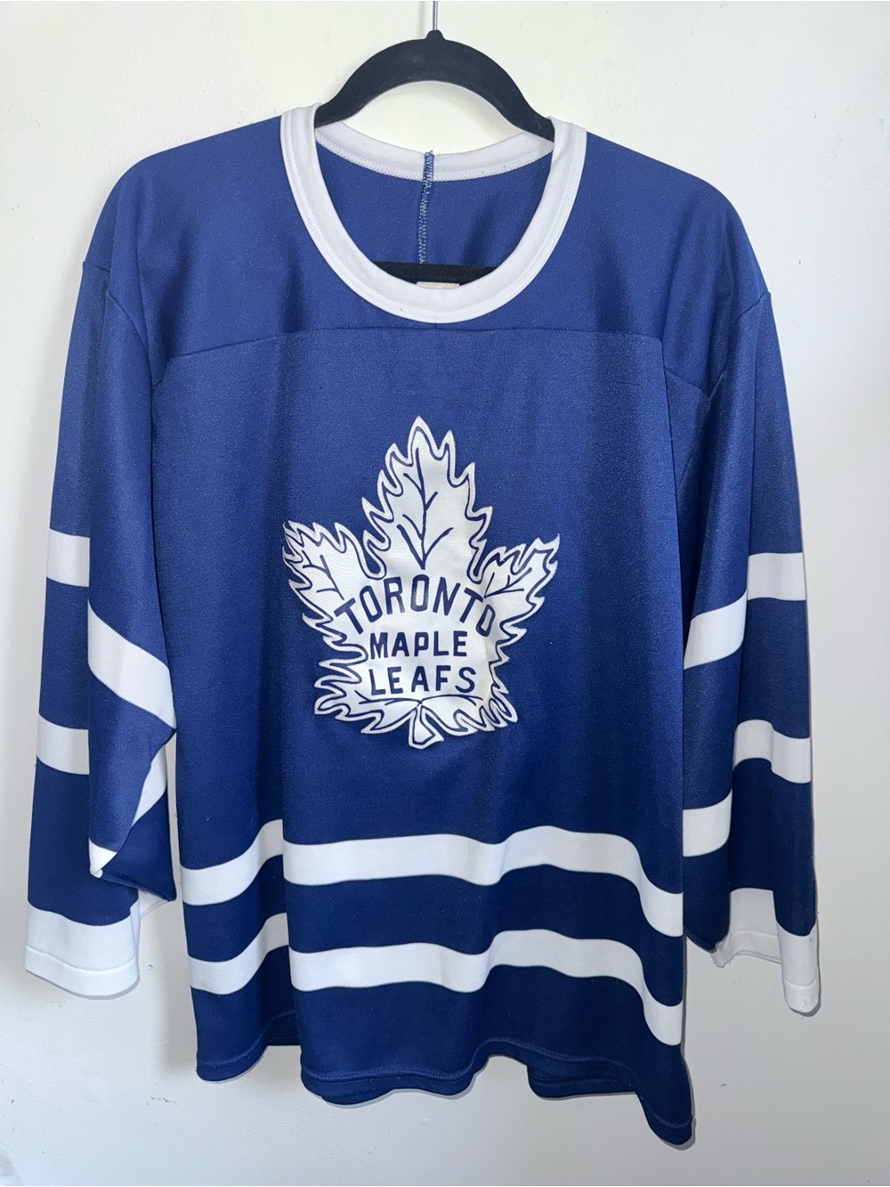 Toronto Maple Leafs Blue Hockey Jersey - Turn Back the Clock CCM Size L